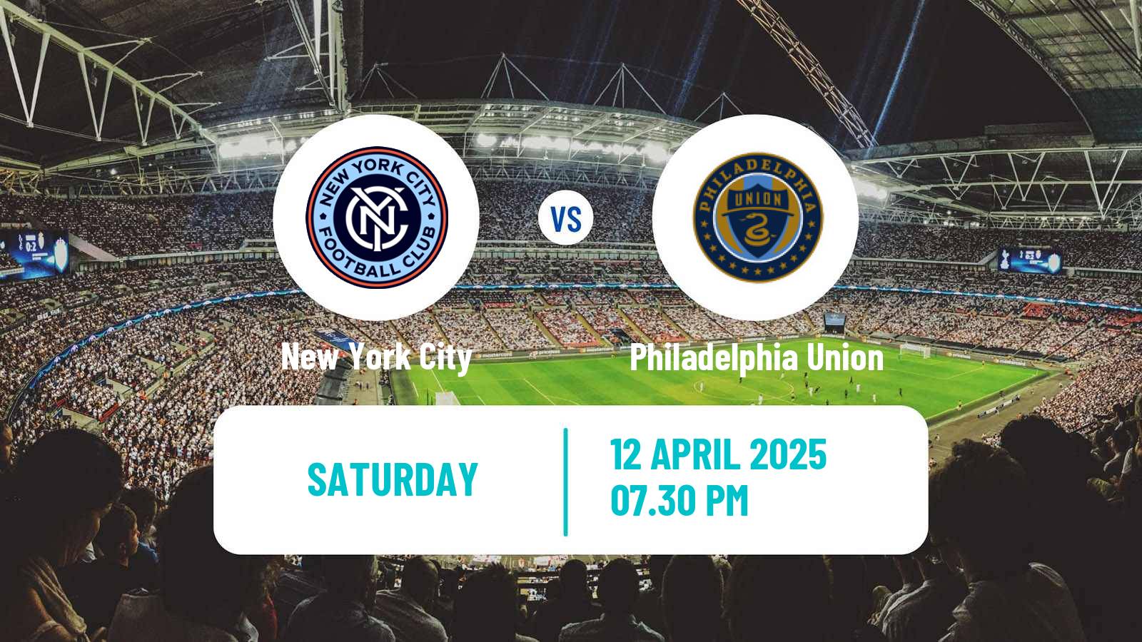 Soccer MLS New York City - Philadelphia Union