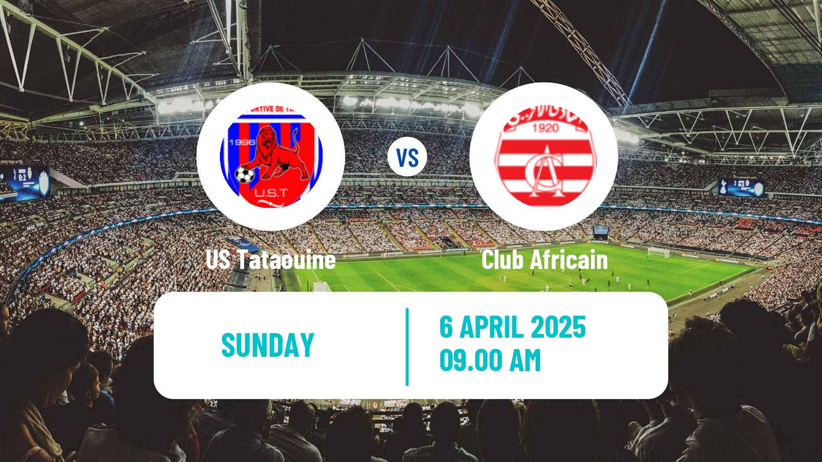 Soccer Tunisian Cup Tataouine - Club Africain