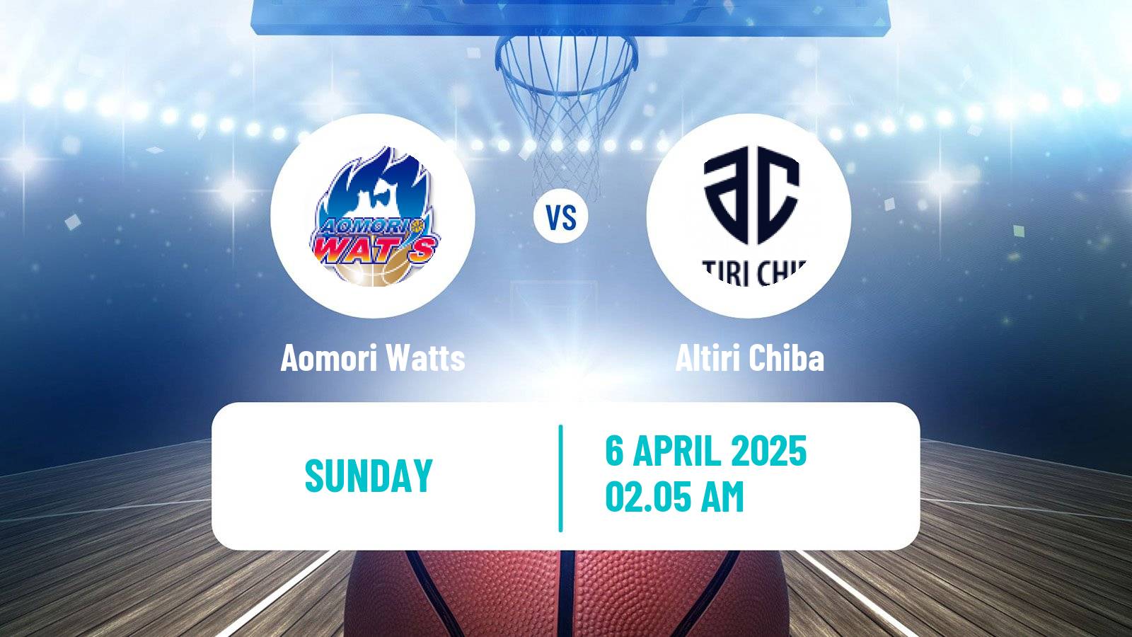 Basketball Japan B2 League Basketball Aomori Watts - Altiri Chiba