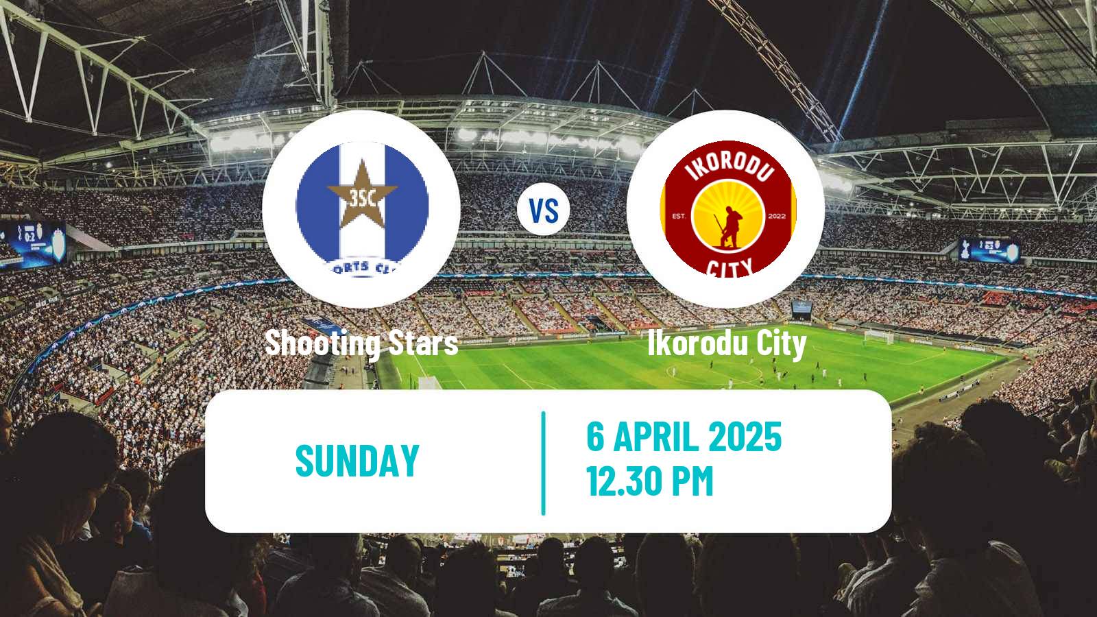 Soccer Nigerian Premier League Shooting Stars - Ikorodu City