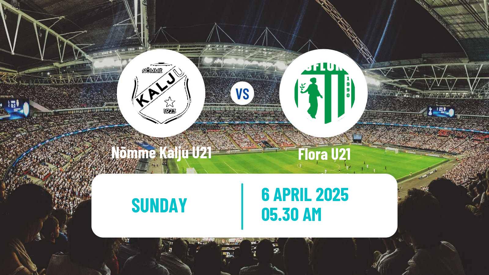 Soccer Estonian Esiliiga Nõmme Kalju U21 - Flora U21