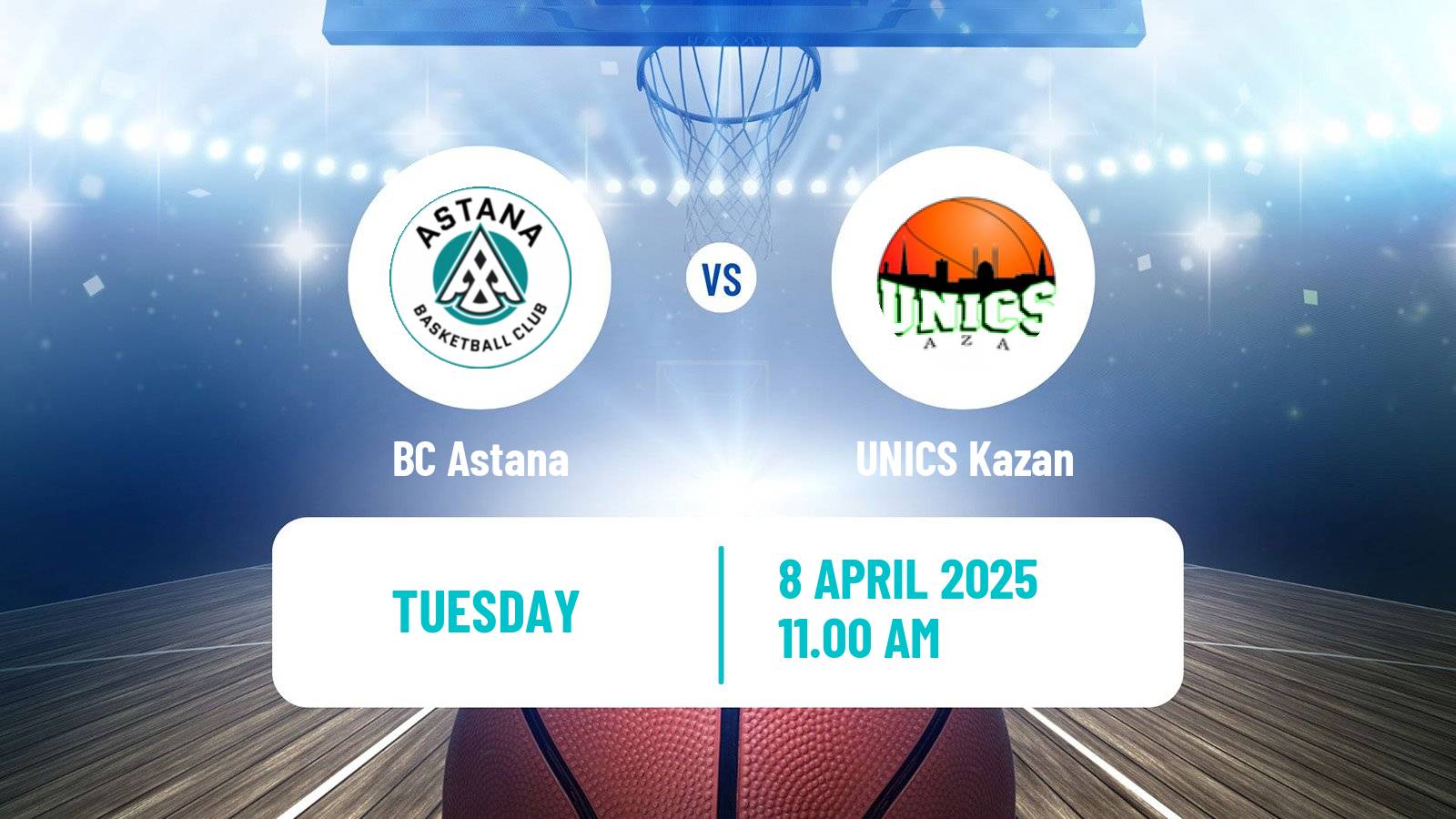 Basketball VTB United League Astana - UNICS