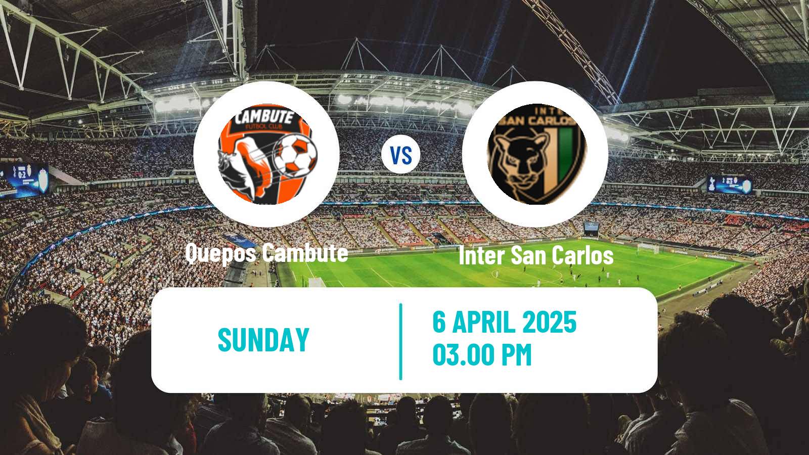 Soccer Costa Rican Liga de Ascenso Quepos Cambute - Inter San Carlos