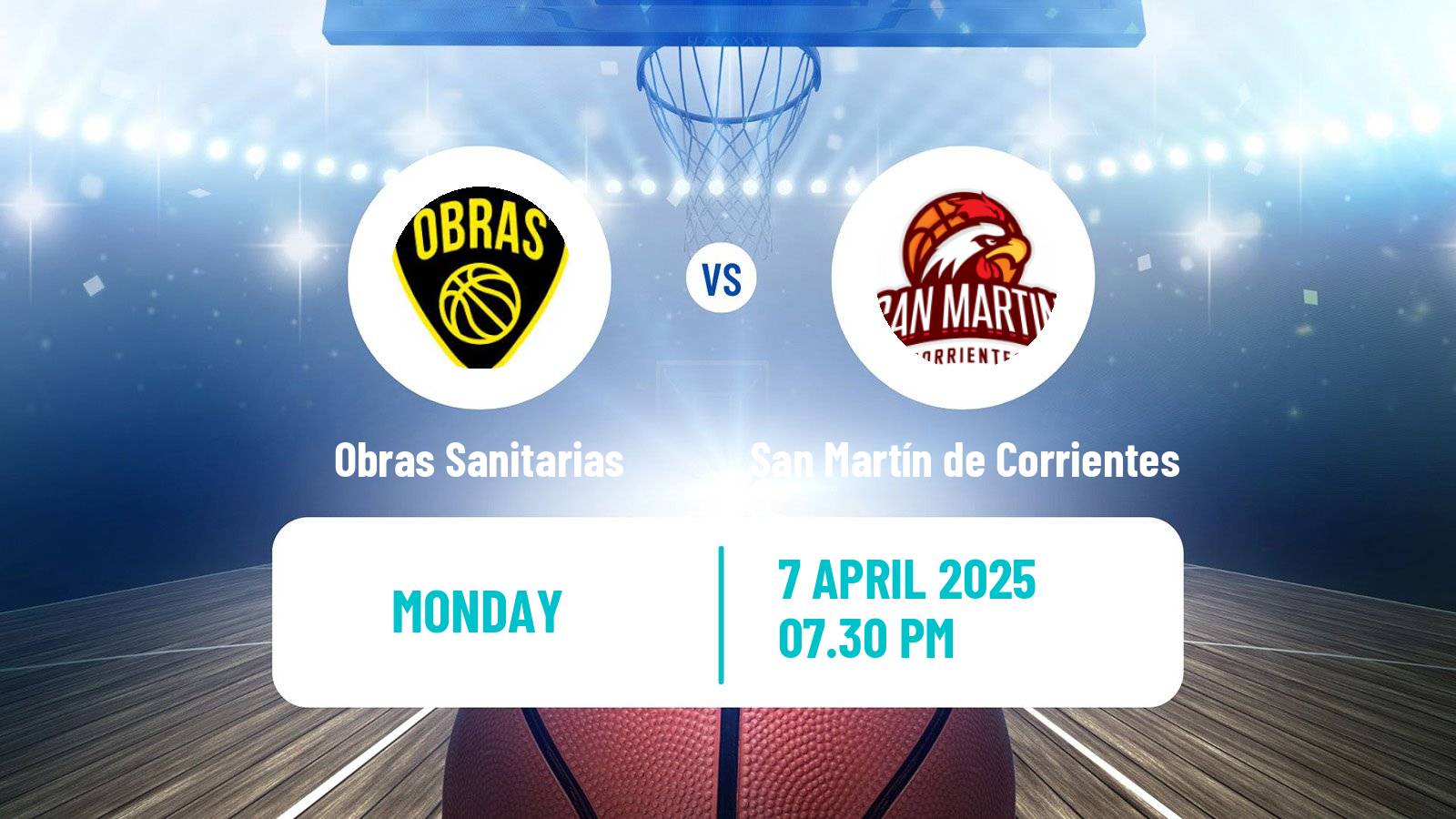 Basketball Argentinian LNB Obras Sanitarias - San Martín de Corrientes