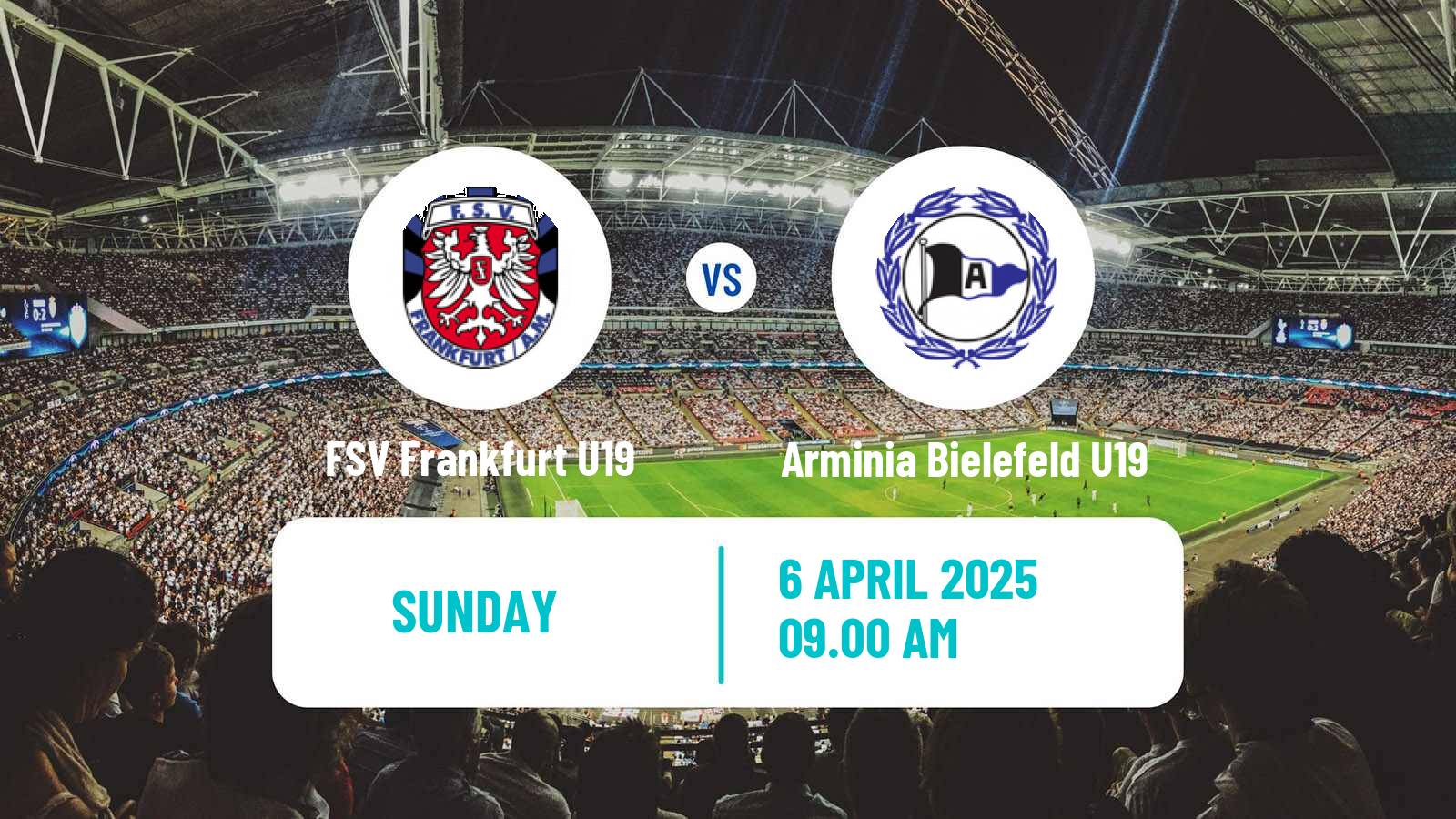 Soccer German DFB Youth League FSV Frankfurt U19 - Arminia Bielefeld U19
