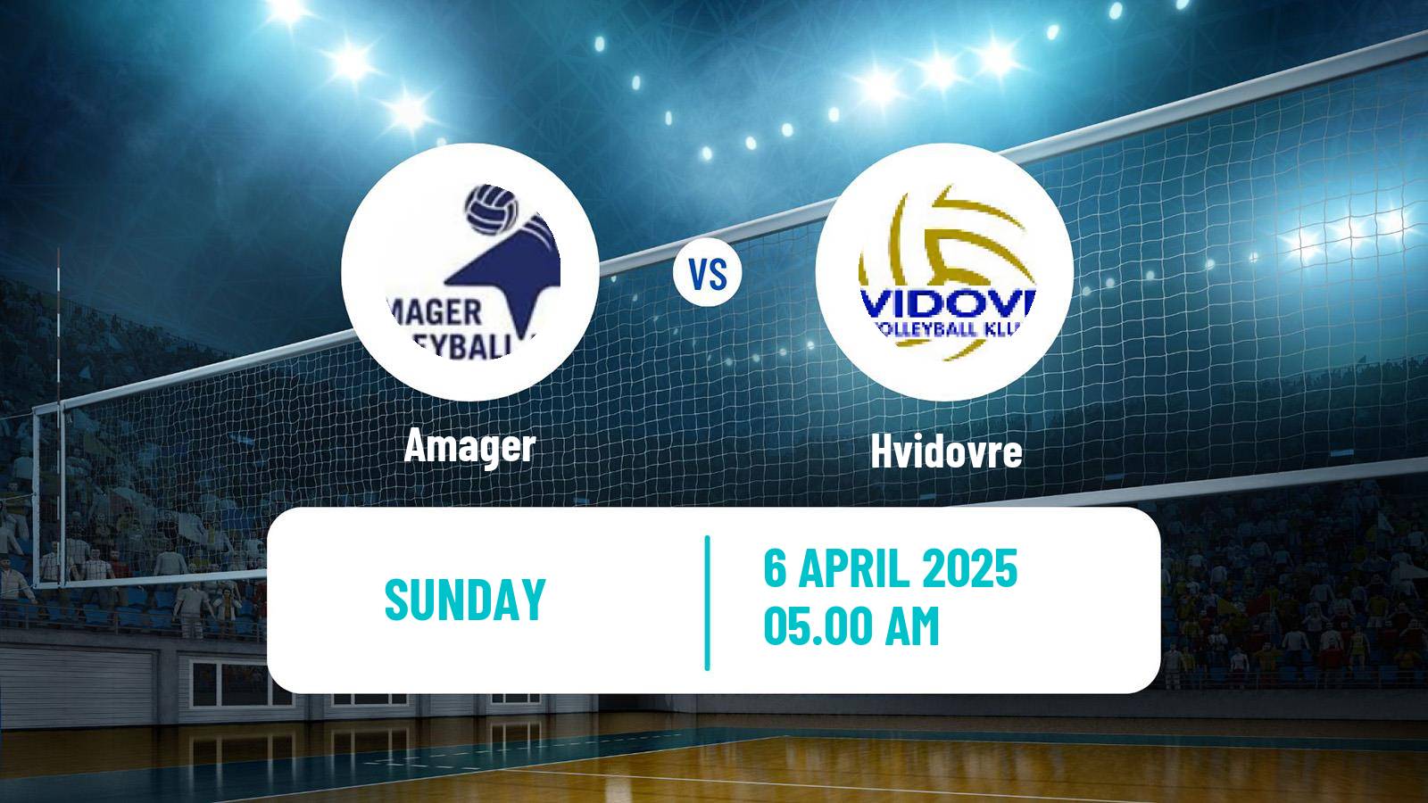 Volleyball Danish 1 Division East Volleyball Women Amager - Hvidovre