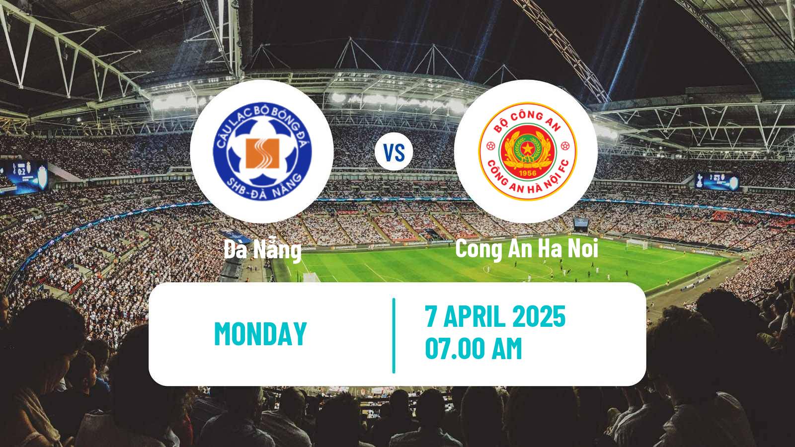Soccer Vietnamese V League 1 Đà Nẵng - Cong An Ha Noi