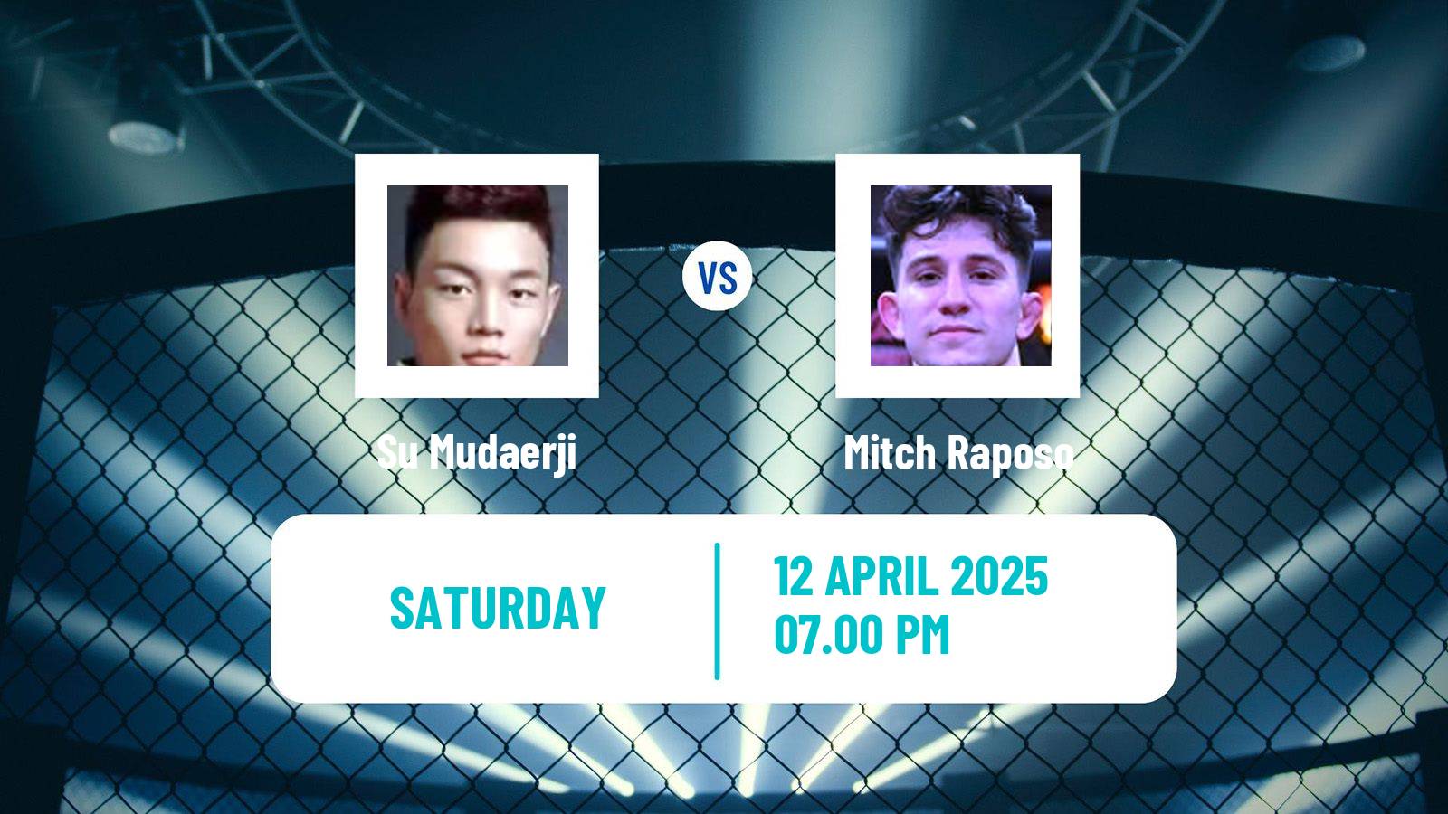 MMA Flyweight UFC Men Su Mudaerji - Mitch Raposo