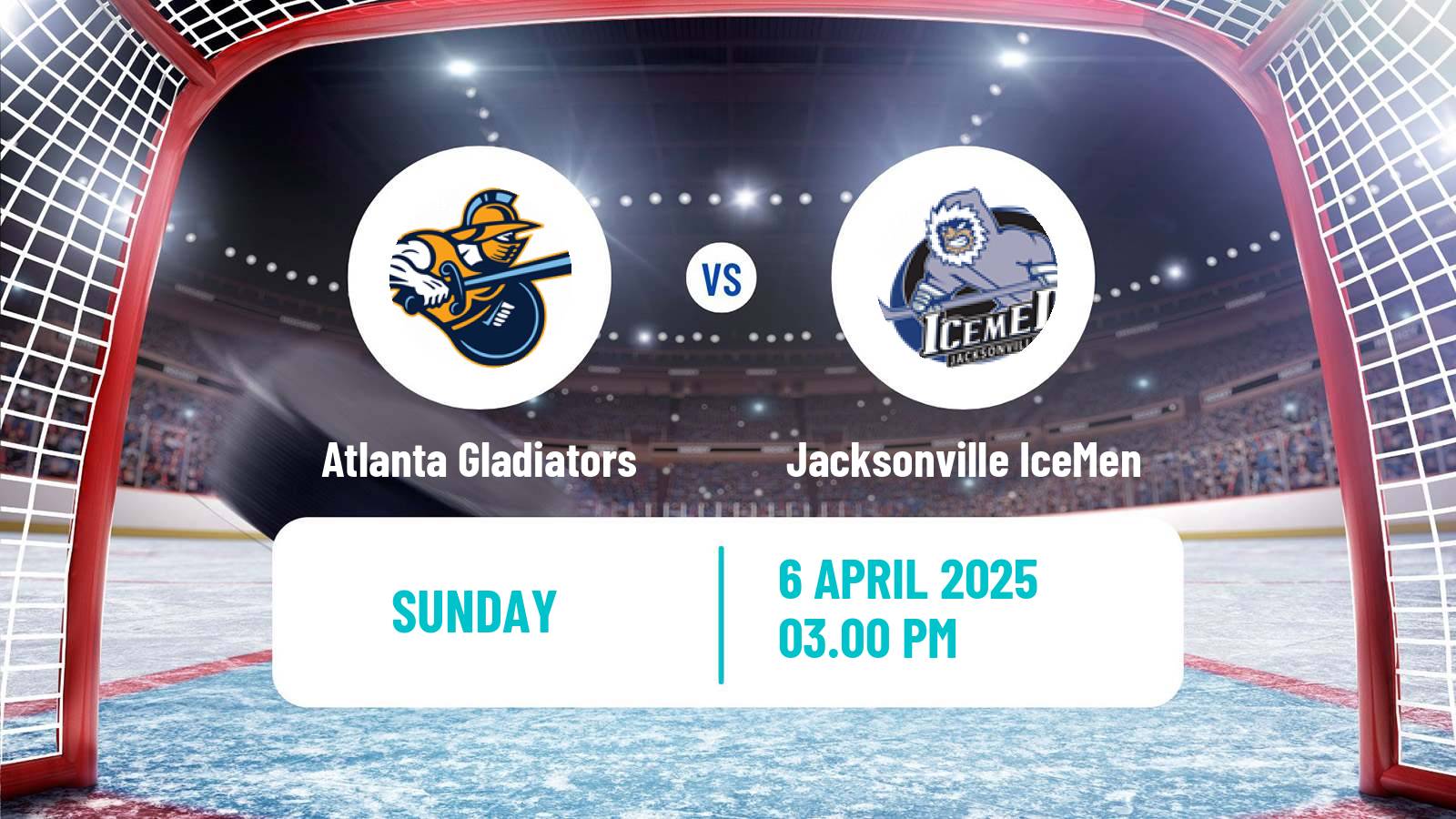 Hockey ECHL Atlanta Gladiators - Jacksonville IceMen