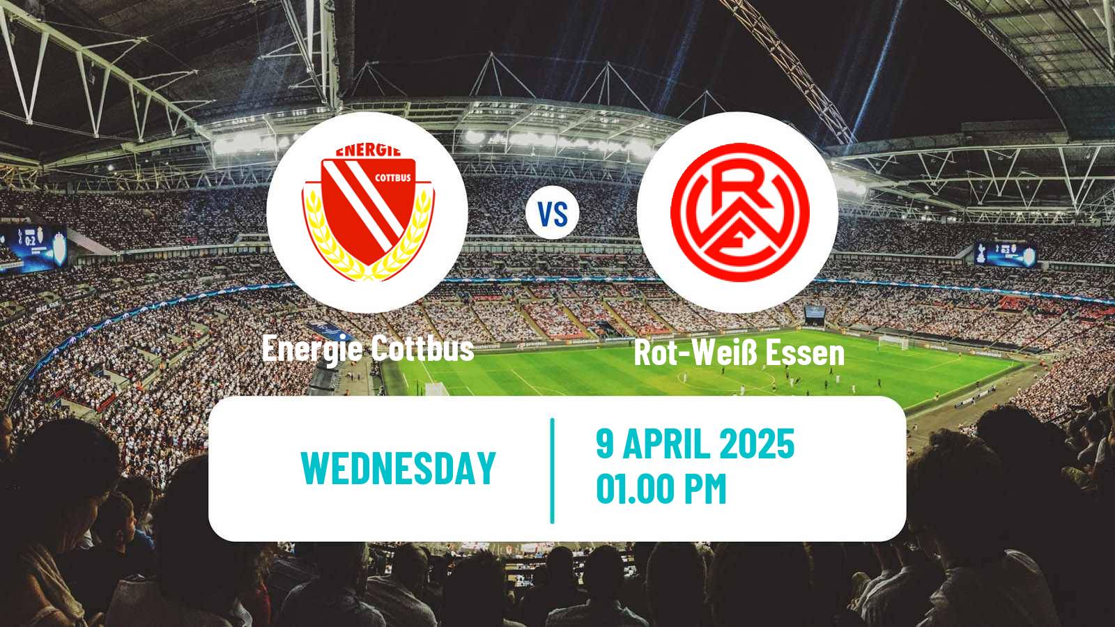 Soccer German 3 Bundesliga Energie Cottbus - Rot-Weiß Essen