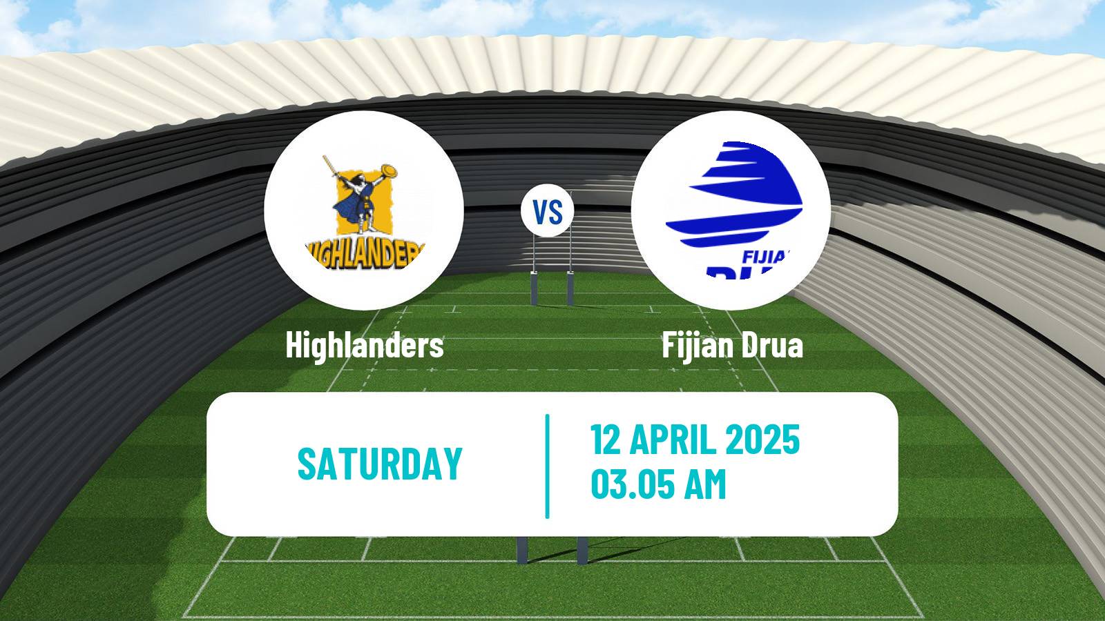 Rugby union Super Rugby Highlanders - Fijian Drua