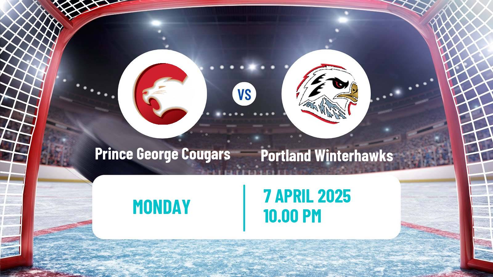 Hockey WHL Prince George Cougars - Portland Winterhawks