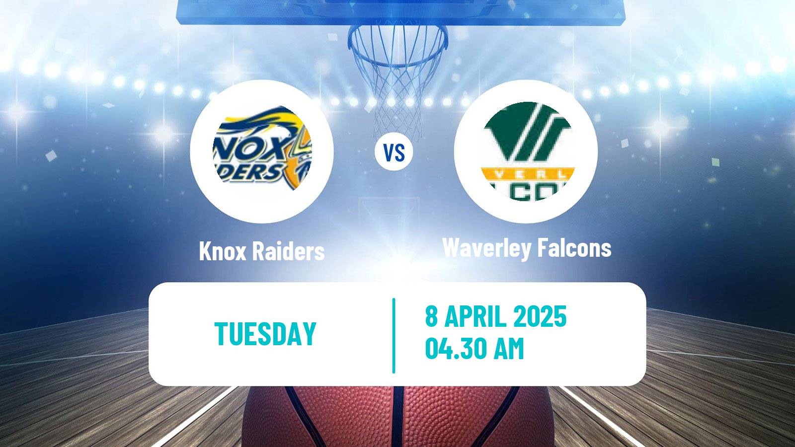 Basketball Australian NBL1 South Women Knox Raiders - Waverley Falcons