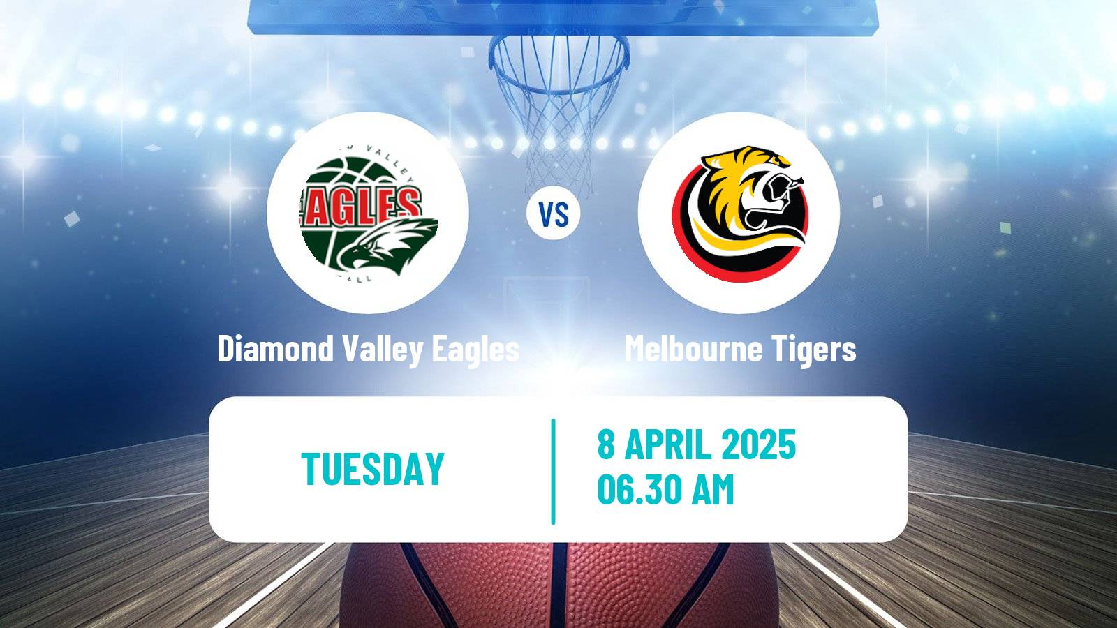 Basketball Australian NBL1 South Women Diamond Valley Eagles - Melbourne Tigers