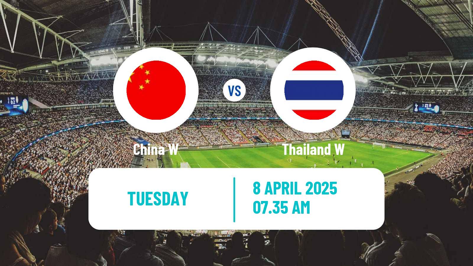 Soccer Friendly International Women China W - Thailand W