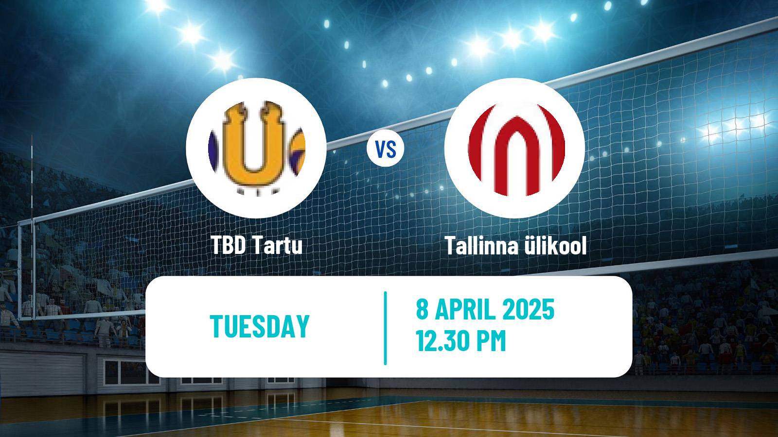 Volleyball Estonian Meeste Liiga Volleyball Women TBD Tartu - Tallinna ülikool