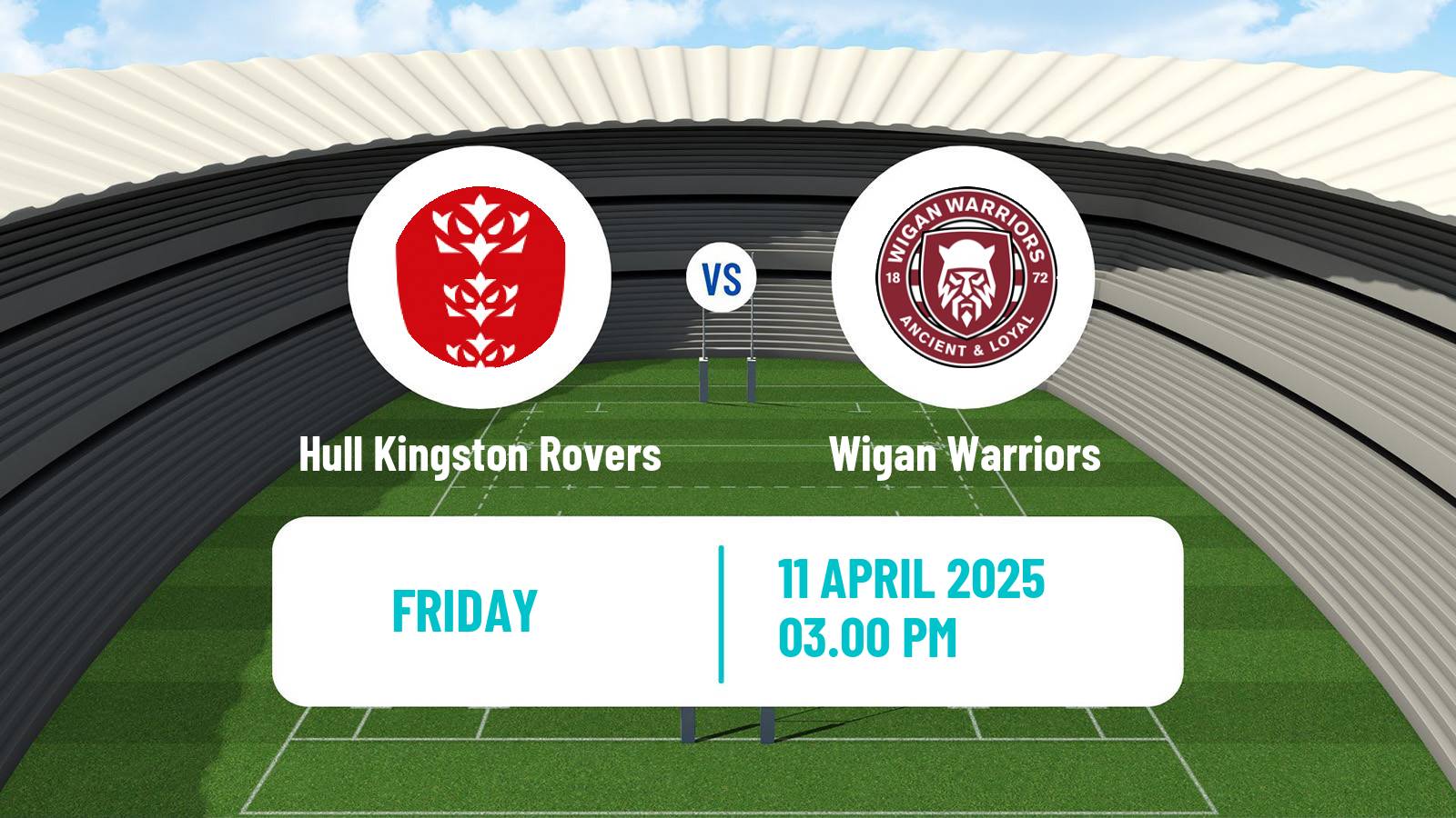 Rugby league Super League Rugby Hull Kingston Rovers - Wigan Warriors