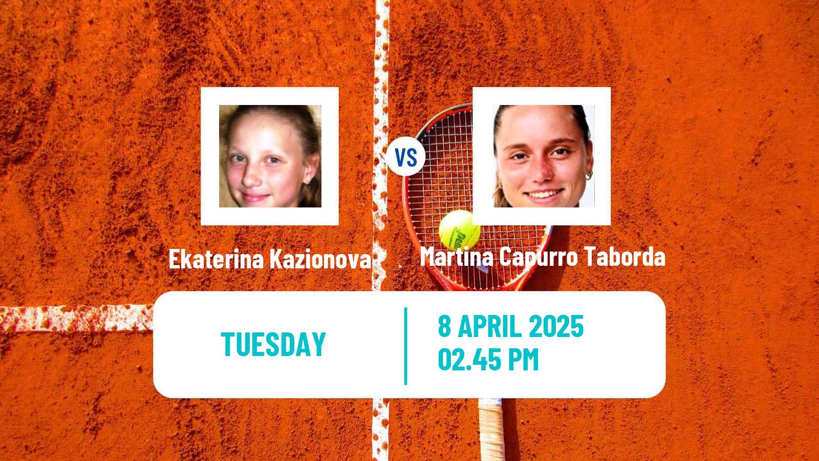 Tennis ITF W35 Sao Paulo Women Ekaterina Kazionova - Martina Capurro Taborda