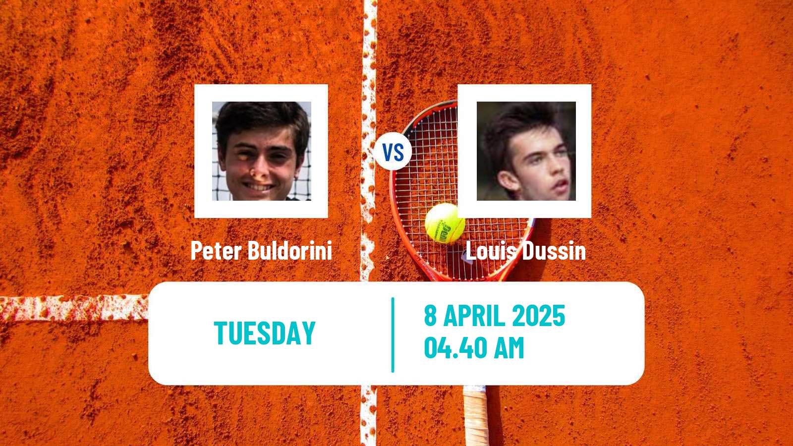 Tennis ITF M15 Monastir 14 Men Peter Buldorini - Louis Dussin