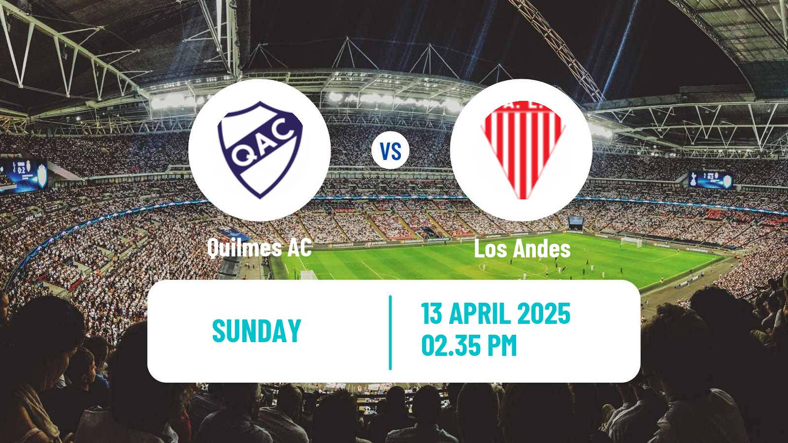 Soccer Argentinian Primera Nacional Quilmes - Los Andes