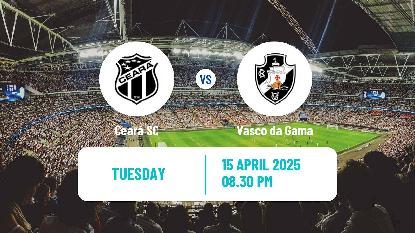 Soccer Brazilian Serie A Ceará - Vasco da Gama