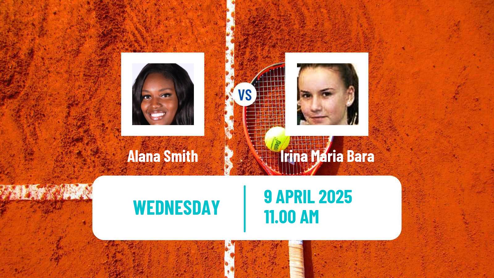 Tennis ITF W35 Boca Raton Fl Women Alana Smith - Irina Maria Bara
