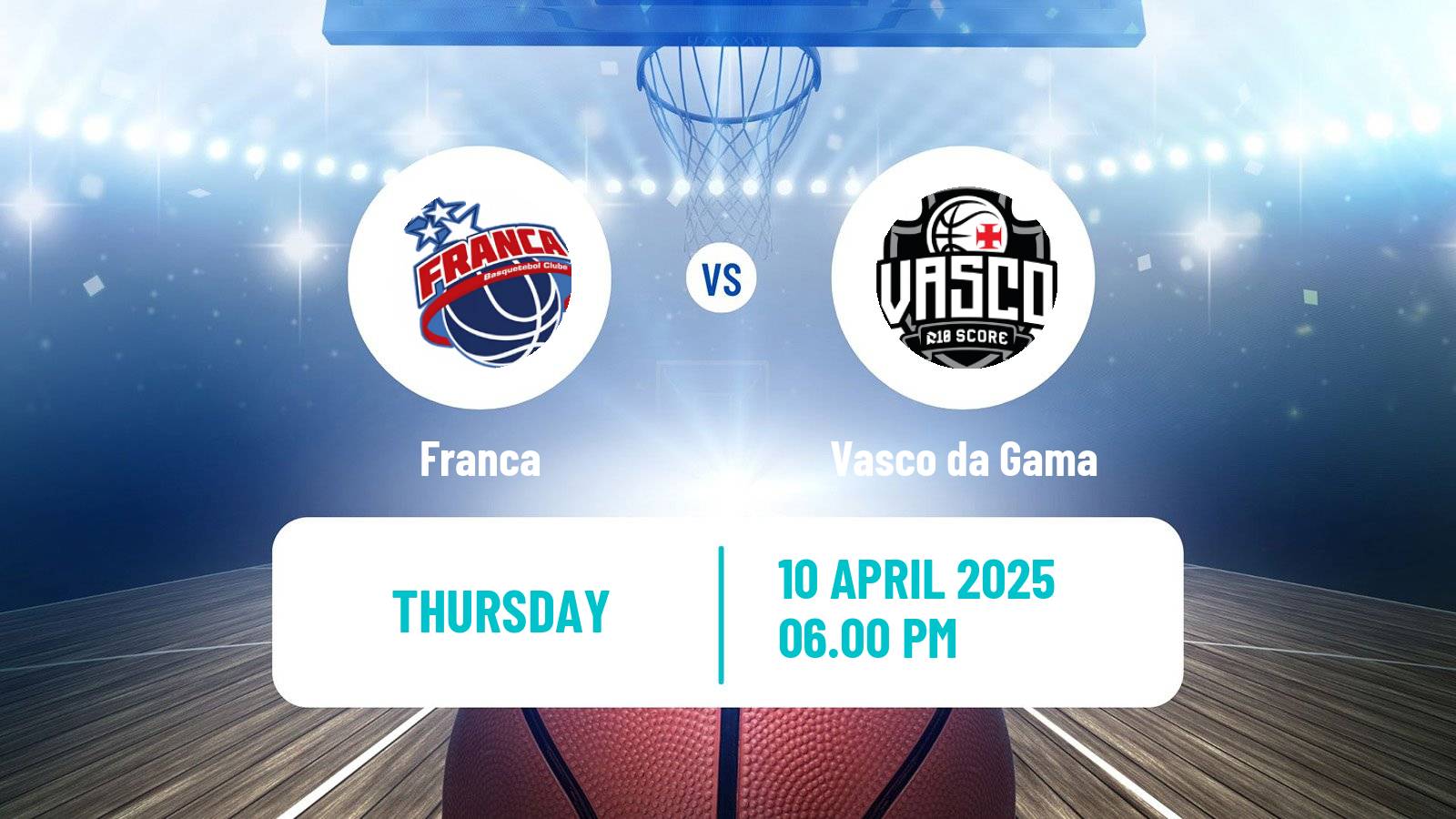 Basketball Brazilian NBB Franca - Vasco da Gama