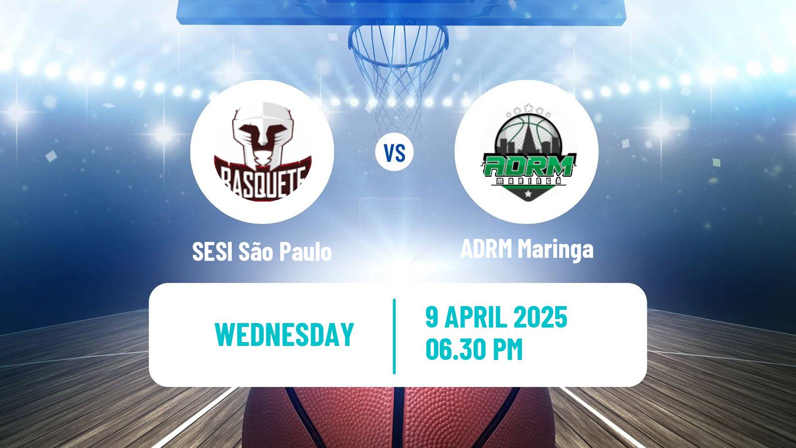 Basketball Brazilian LBF Women SESI São Paulo - ADRM Maringa