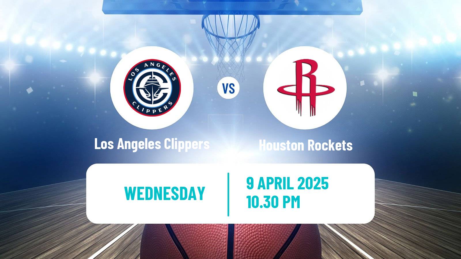 Basketball NBA Los Angeles Clippers - Houston Rockets