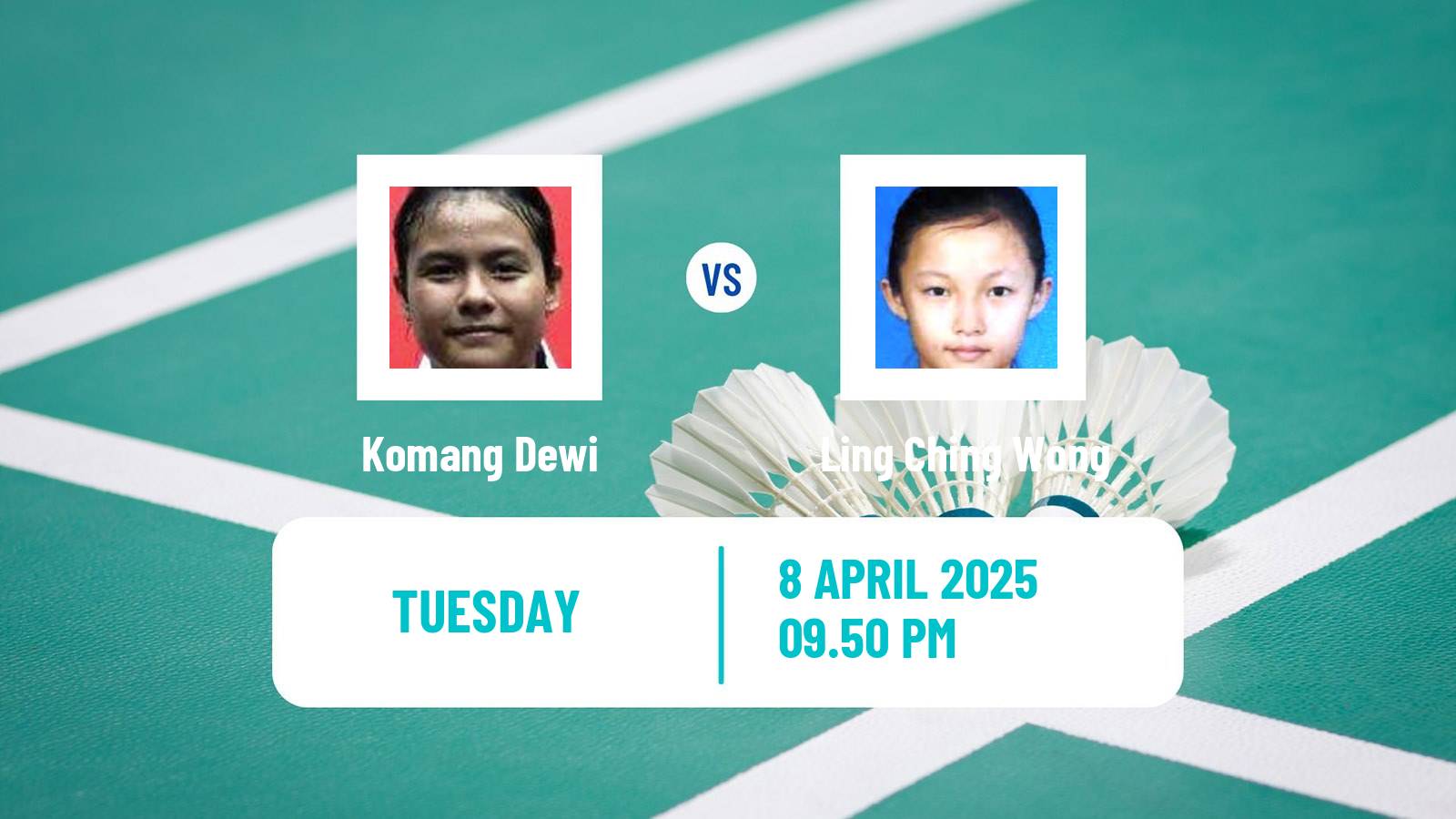 Badminton BWF Asia Championships Women Komang Dewi - Ling Ching Wong
