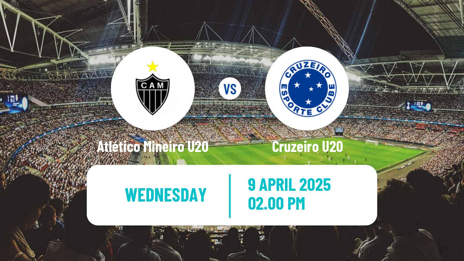 Soccer Brasileiro U20 Atlético Mineiro U20 - Cruzeiro U20