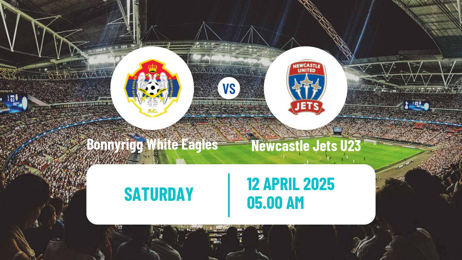 Soccer Australian NSW League One Bonnyrigg White Eagles - Newcastle Jets U23