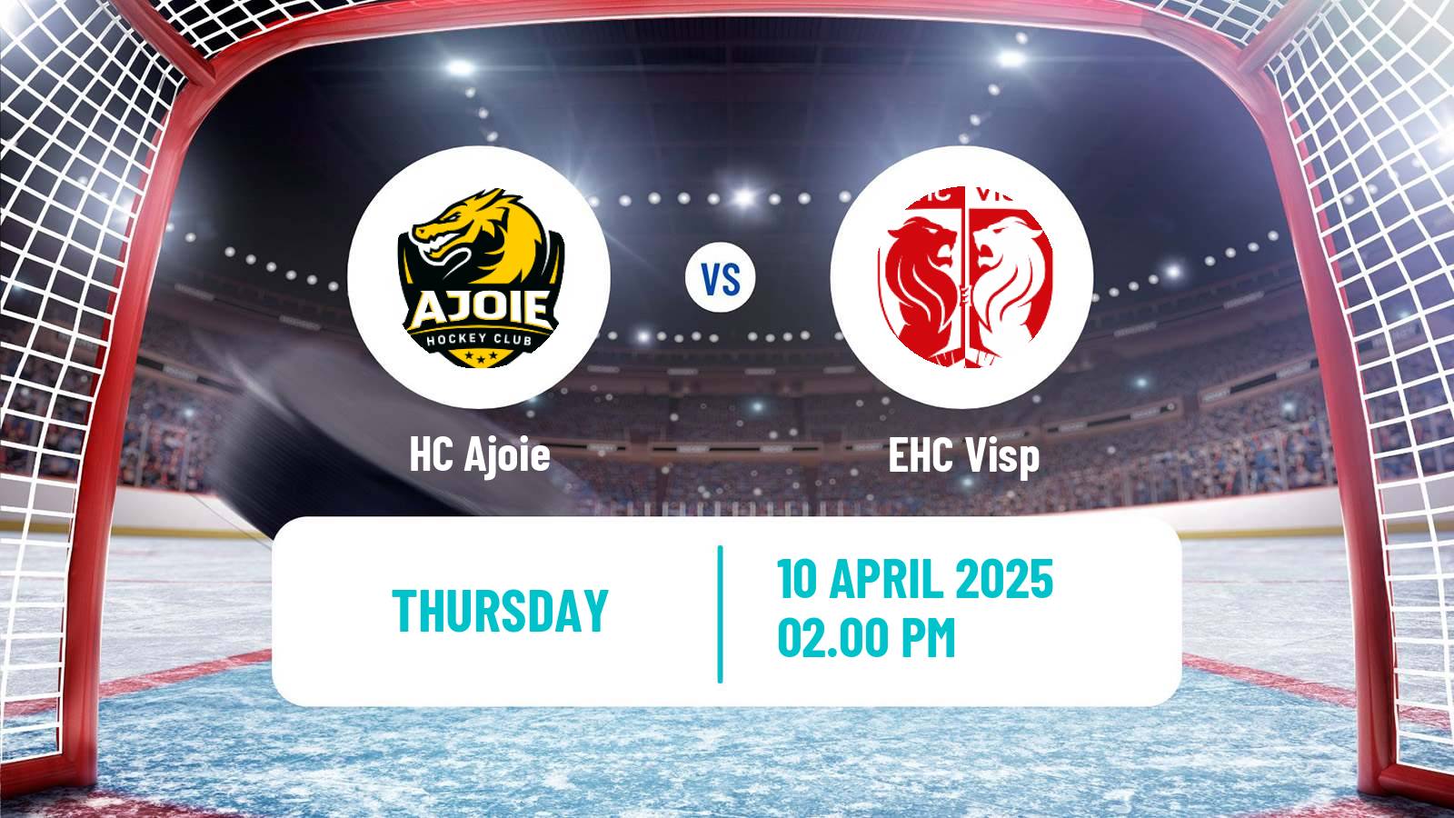 Hockey Swiss National League Hockey Ajoie - Visp