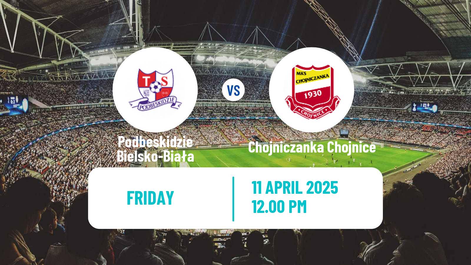 Soccer Polish Division 2 Podbeskidzie Bielsko-Biała - Chojniczanka Chojnice