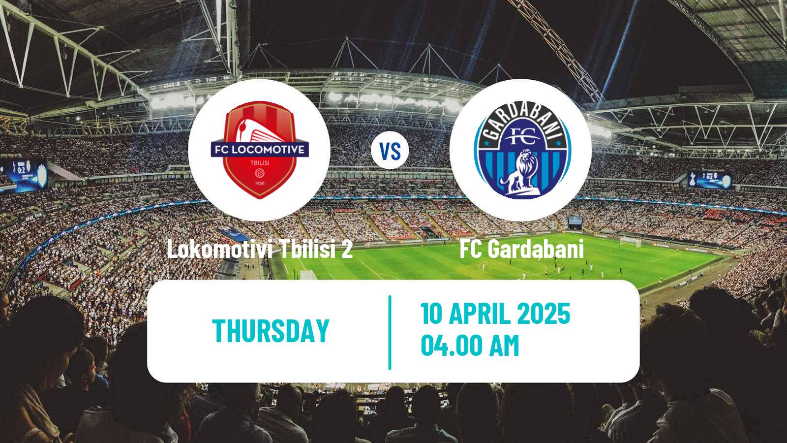 Soccer Georgian Liga 3 Lokomotivi Tbilisi 2 - Gardabani