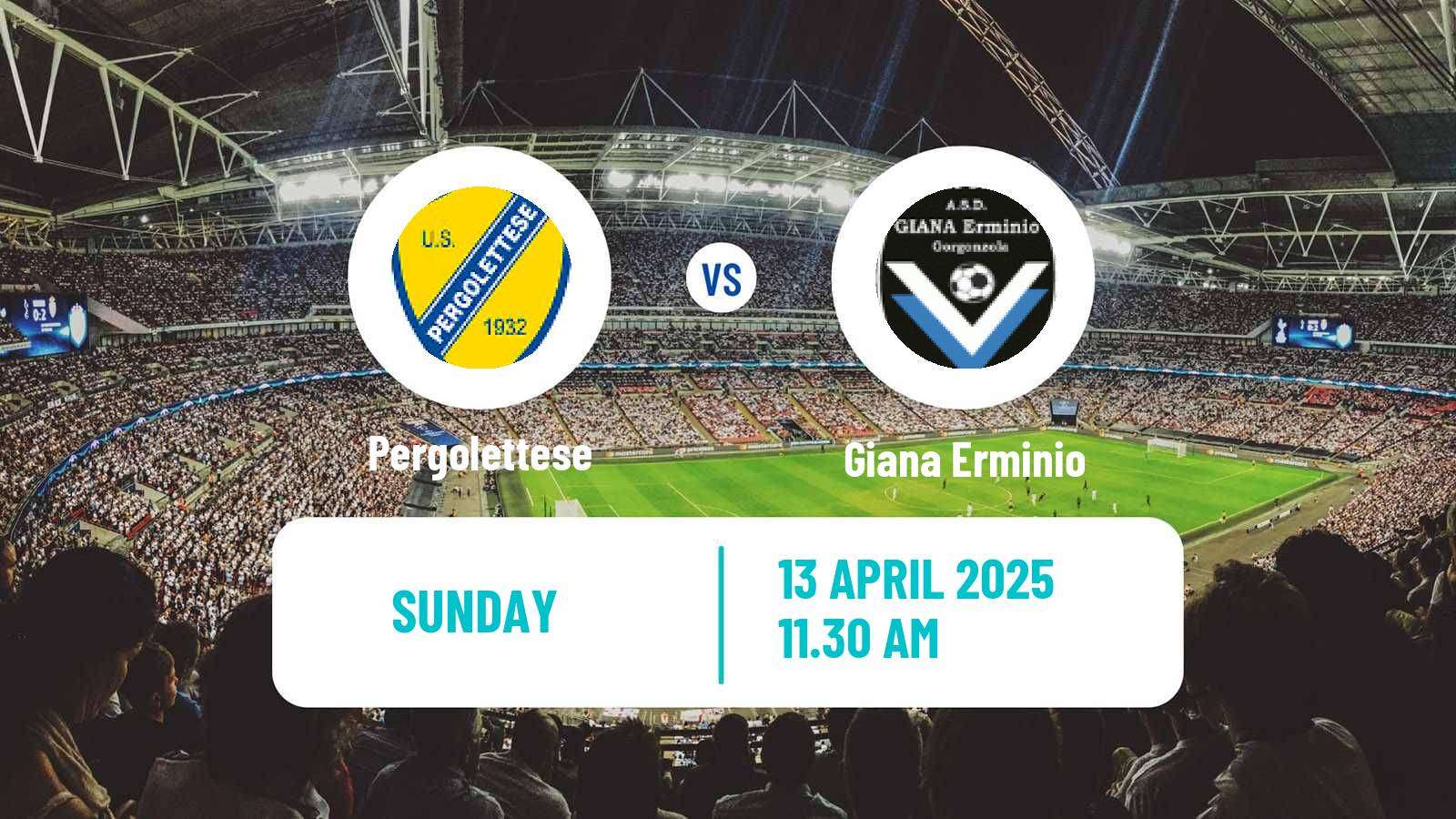 Soccer Italian Serie C Group A Pergolettese - Giana Erminio