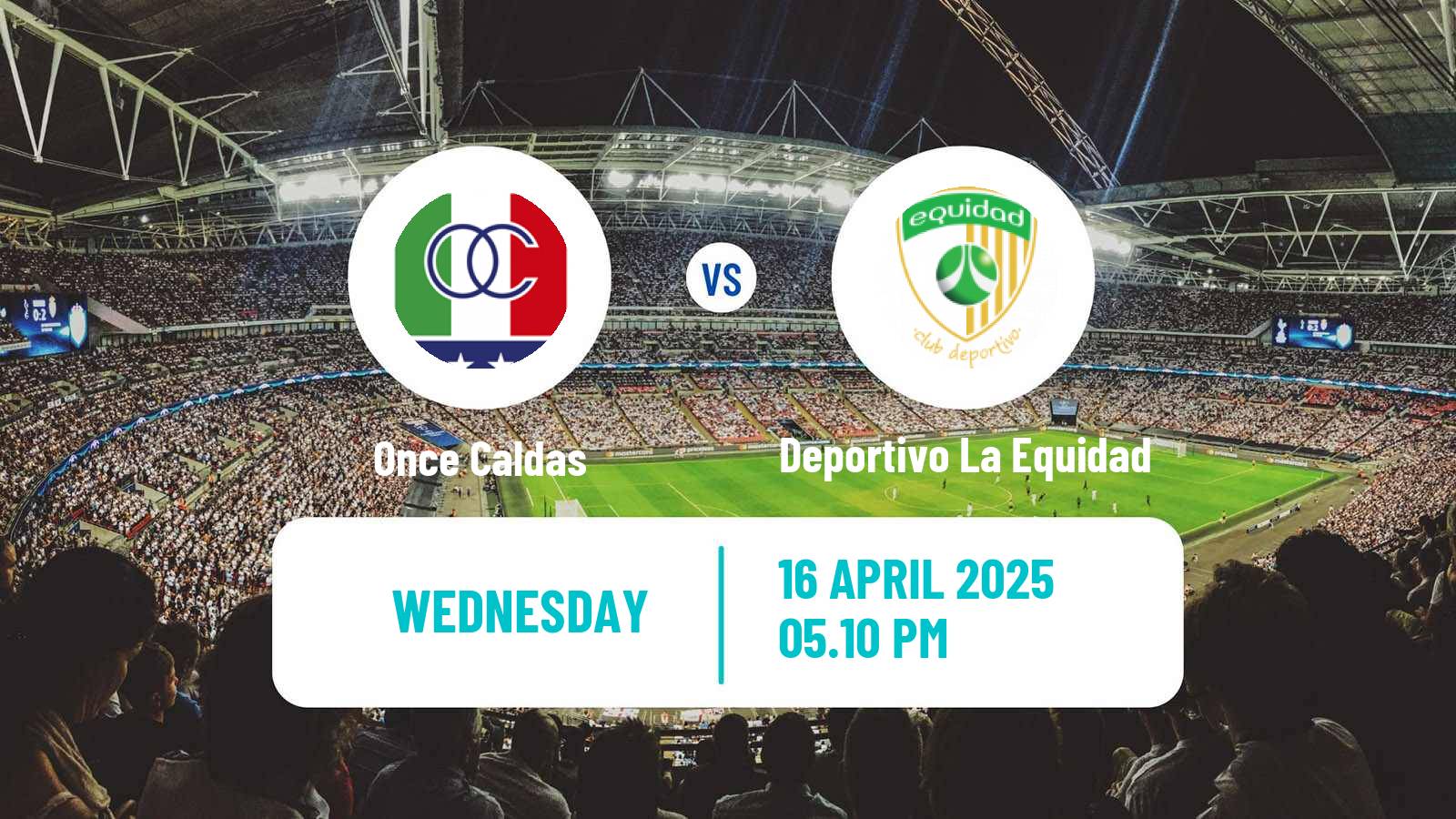 Soccer Colombian Primera A Once Caldas - Deportivo La Equidad