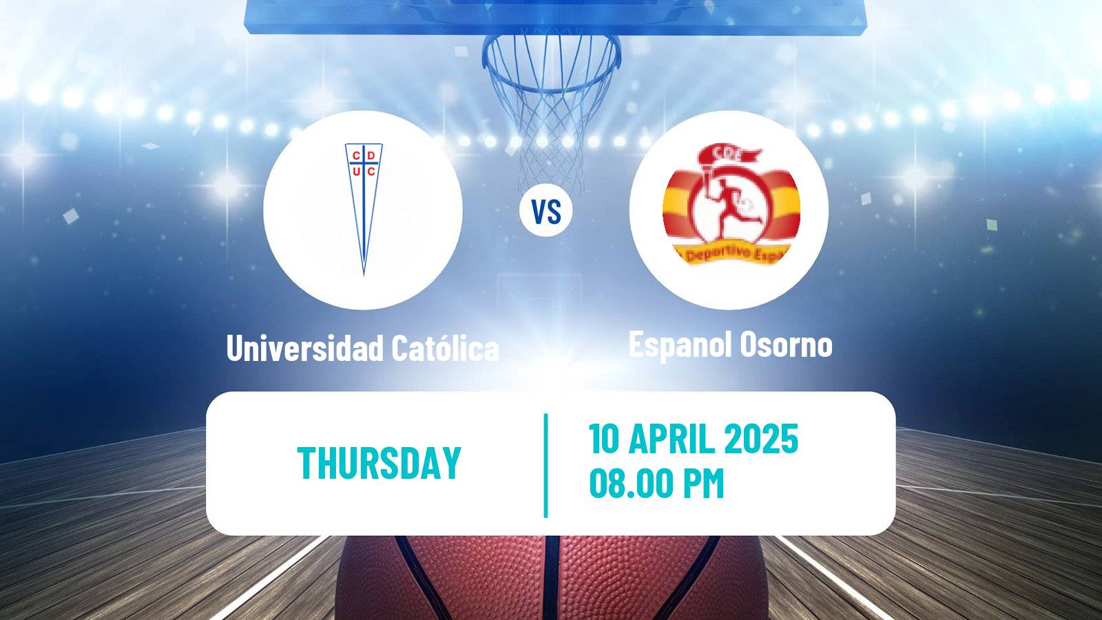 Basketball Chilean LNB Universidad Católica - Espanol Osorno