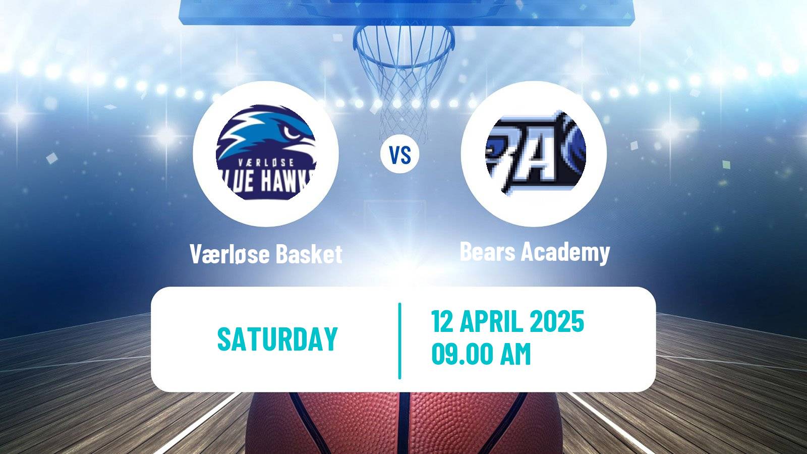 Basketball Danish Basketligaen Værløse Basket - Bears Academy