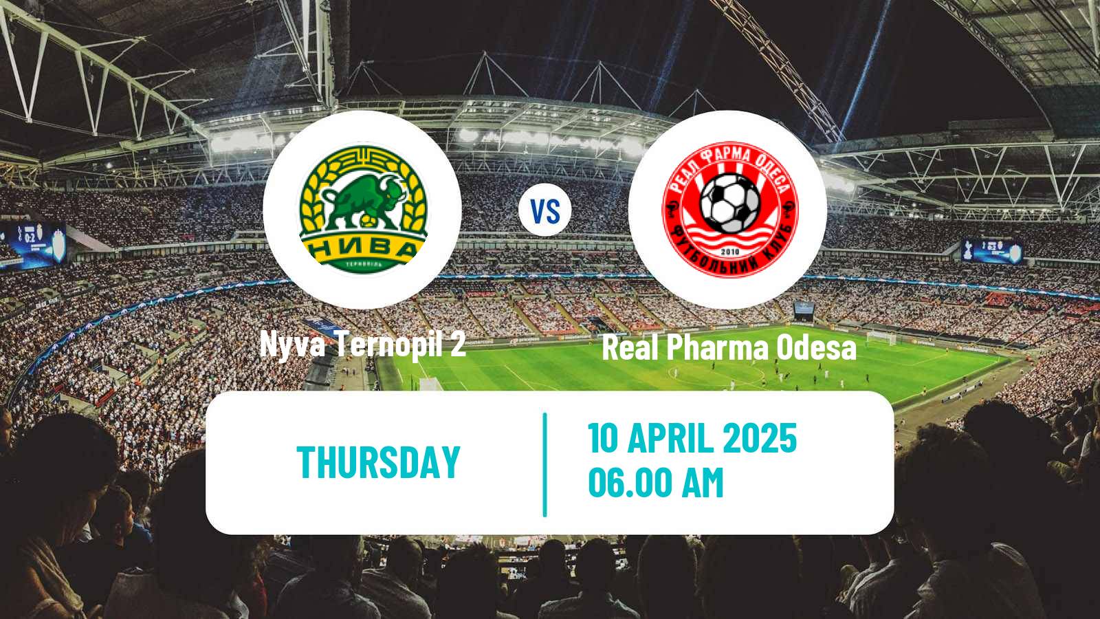 Soccer Ukrainian Druha Liga Nyva Ternopil 2 - Real Pharma Odesa