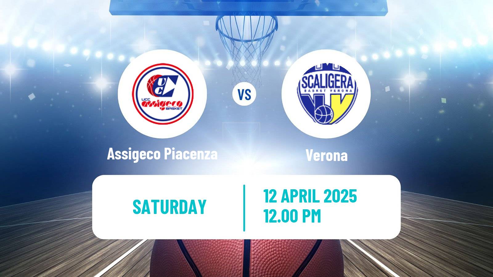 Basketball Italian Serie A2 Basketball Assigeco Piacenza - Verona