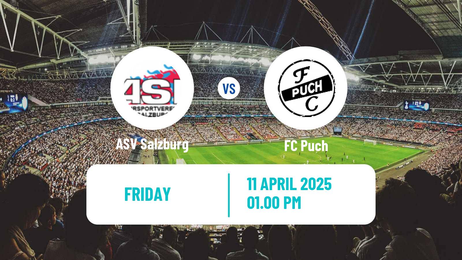 Soccer Austrian Landesliga Salzburg ASV Salzburg - Puch