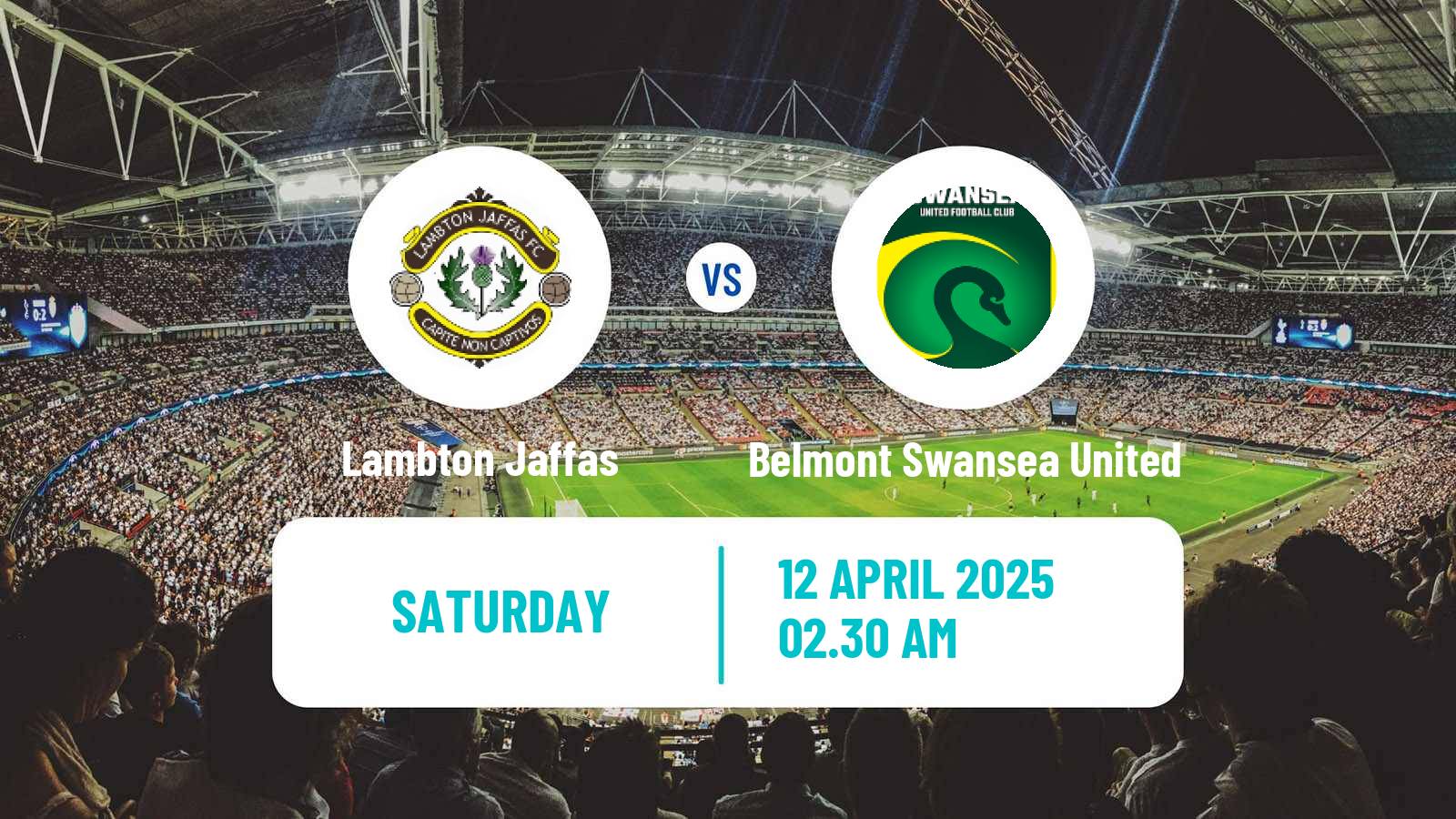 Soccer Australian NPL Northern NSW Lambton Jaffas - Belmont Swansea United