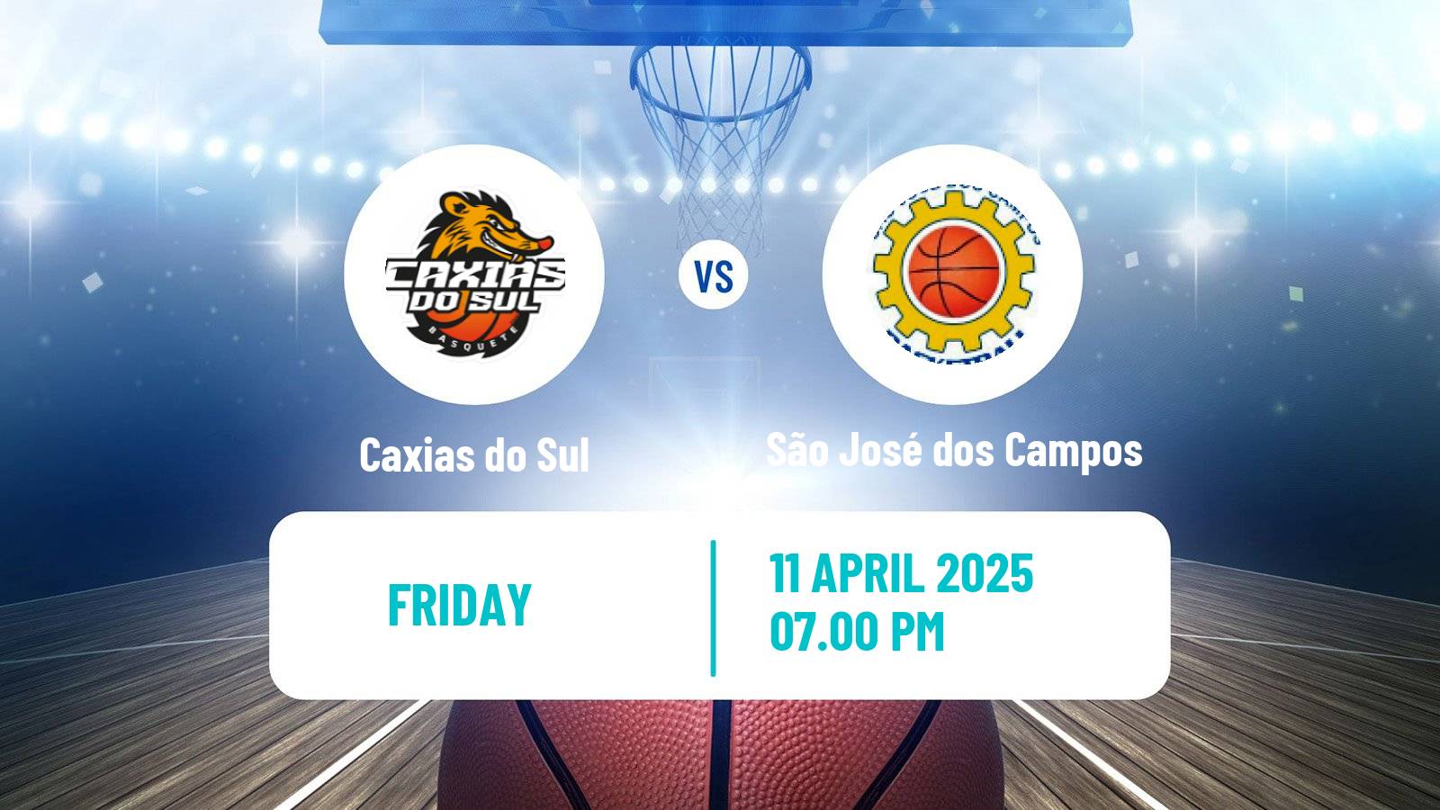 Basketball Brazilian NBB Caxias do Sul - São José dos Campos