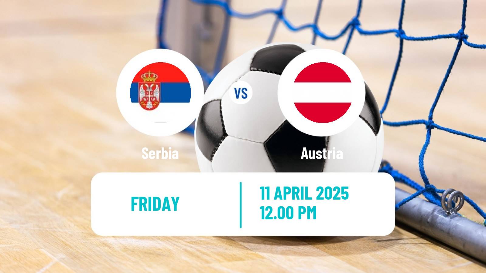 Futsal UEFA Futsal Euro Serbia - Austria