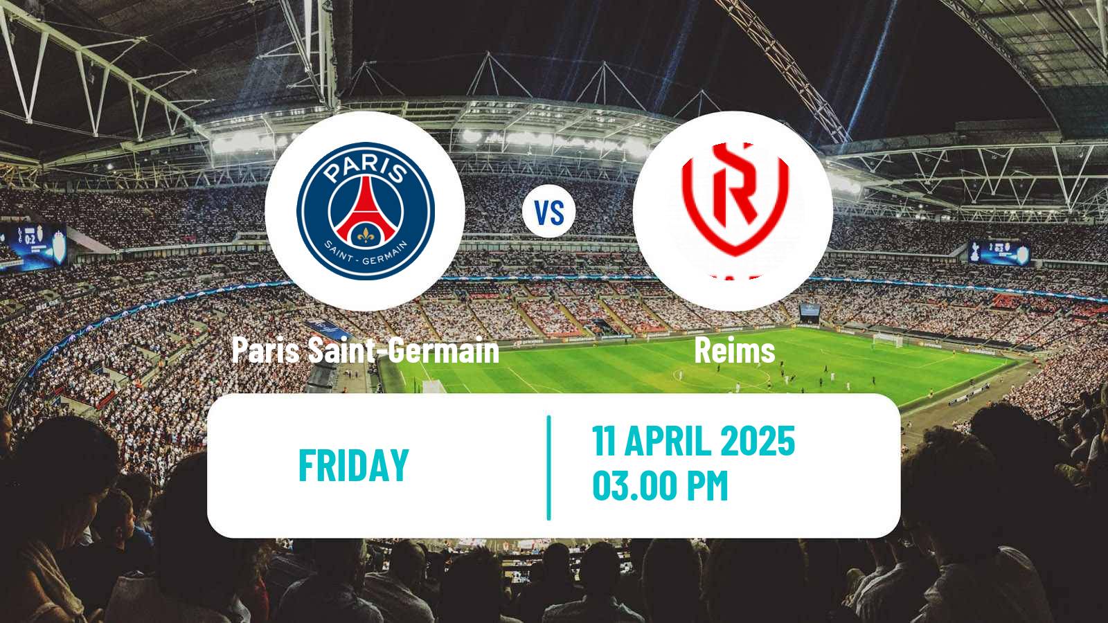 Soccer French Division 1 Women Paris Saint-Germain - Reims