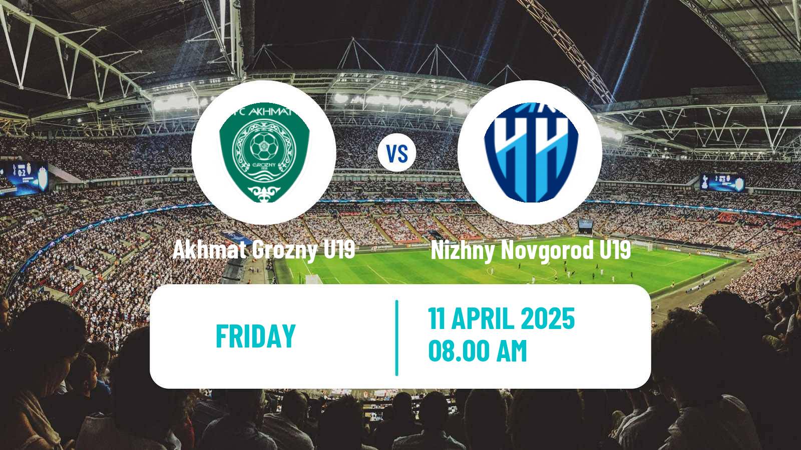 Soccer Russian Youth League Akhmat Grozny U19 - Nizhny Novgorod U19
