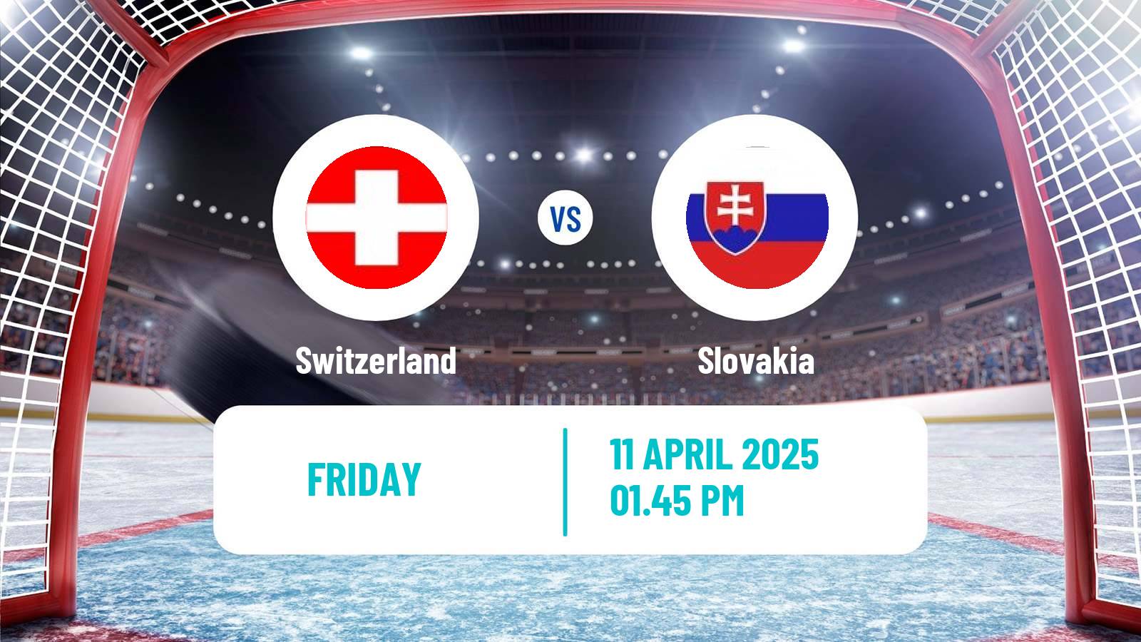 Hockey Friendly International Ice Hockey Switzerland - Slovakia