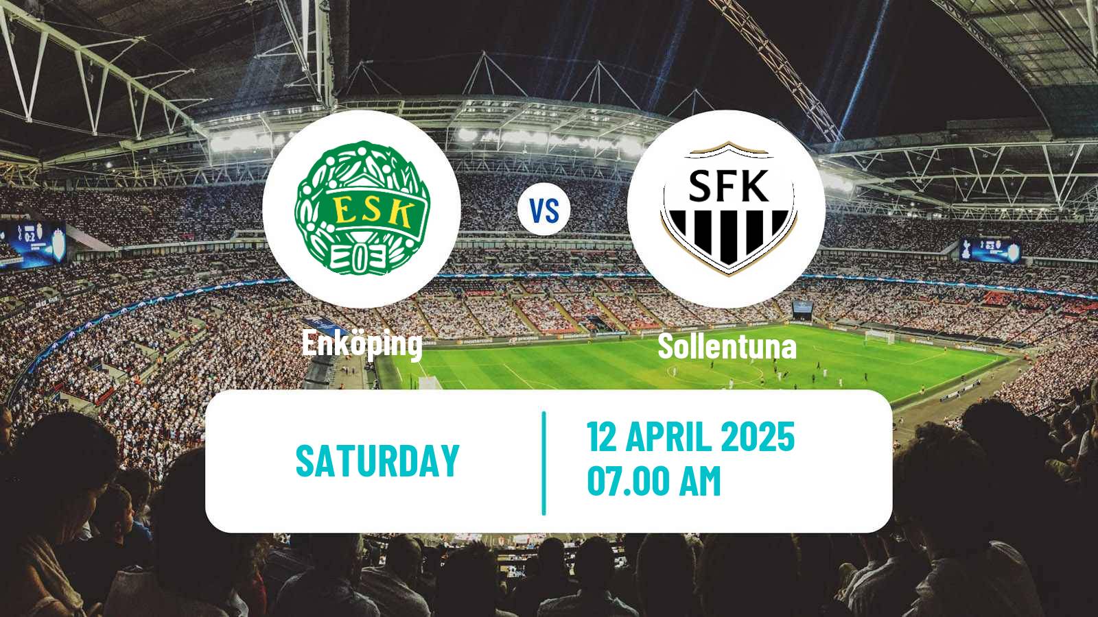 Soccer Swedish Division 1 Norra Enköping - Sollentuna