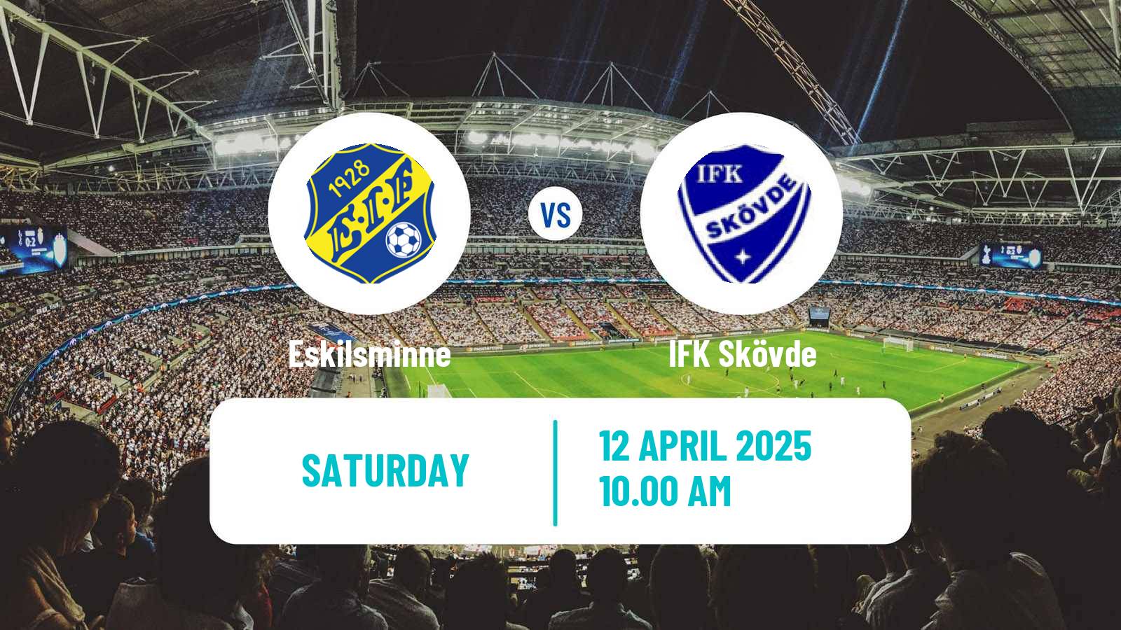 Soccer Swedish Division 1 Södra Eskilsminne - IFK Skövde